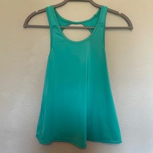 Blue workout top american eagle